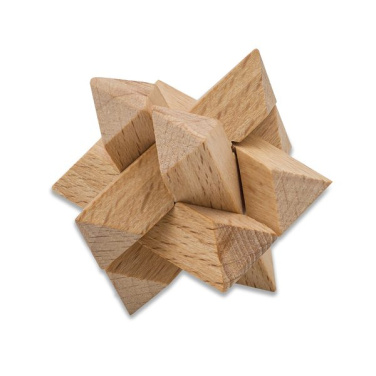 Brainy mini size logic puzzle, beige, product image (2)