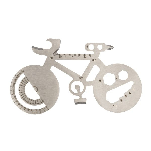 Cyclist multi-tool, silver, product image (1)