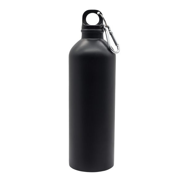 800 ml Caminos steel water bottle, black, product image (1)