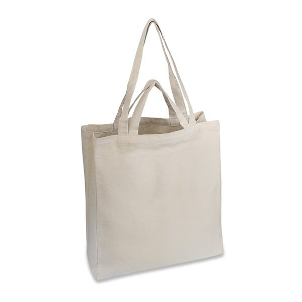 Elsie 340 g/m2 cotton bag, beige, product image (1)