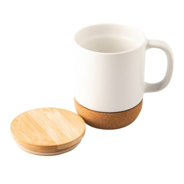 Ceramic mug with sublimation coating Giulio, white, product image (2)
