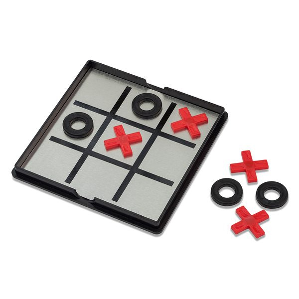 Magnetic tic tac toe game, black, product image (1)
