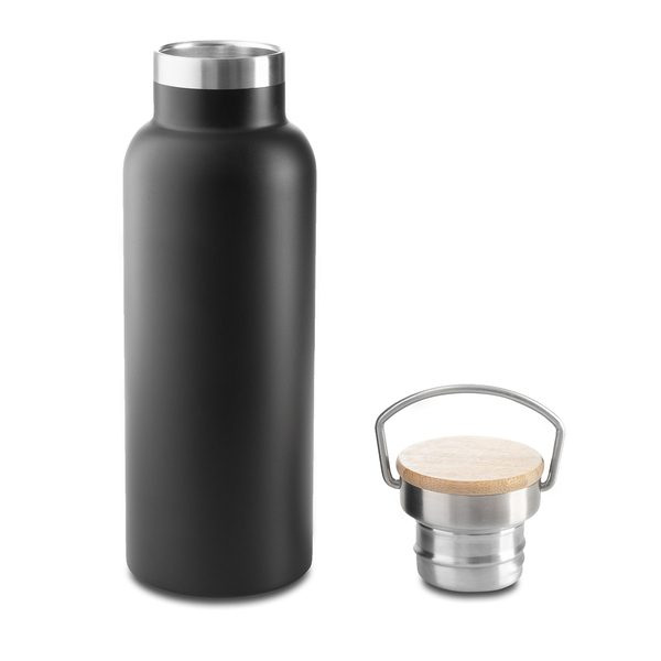 500 ml Malmo thermal bottle, black, product image (1)