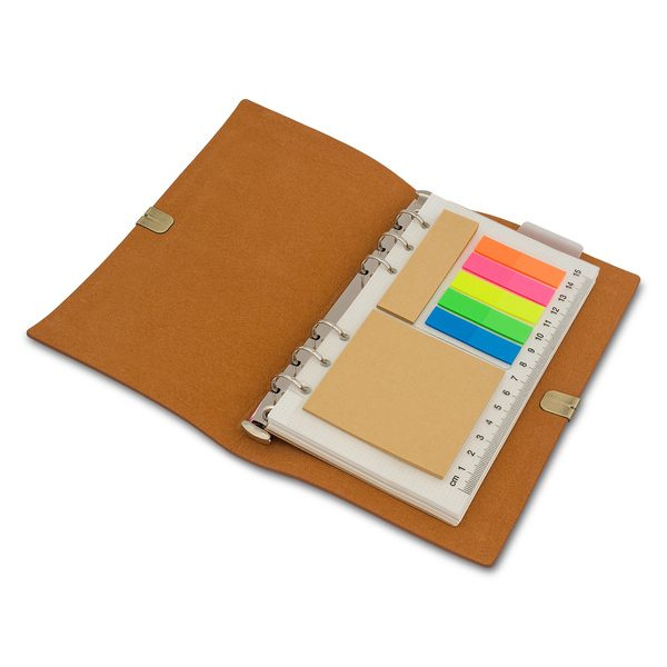 Forli retro style Notepad, brown, product image (1)