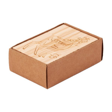 Animal World wooden blocks, beige, product image (2)