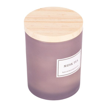 Scented candle, grey, product image (2)