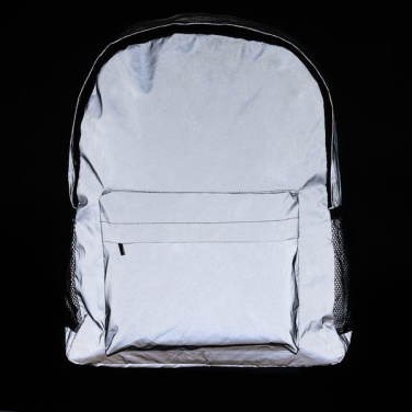 Antar reflecitve laptop backpack, silver, product image (4)
