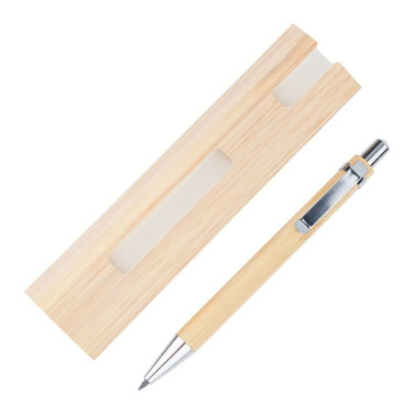 Lakimus Long-Life bamboo pen/pencil in a sleeve, beige, product image (4)