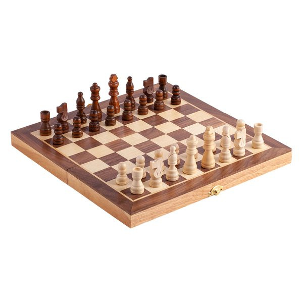 Wooden chess, brown, product image (1)