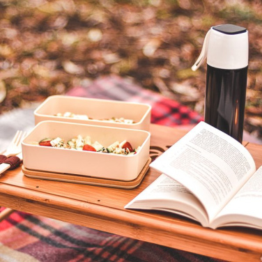 Machico double lunch box, beige, product image (4)