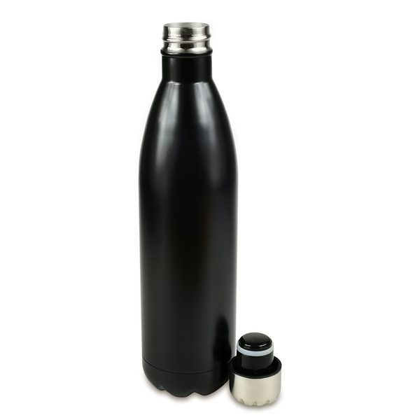 700ml Orje thermal bottle, black, product image (1)