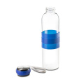 550 ml Marane glass water bottle, blue