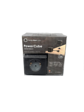 PowerCube Extended – black – 1.5m – power strip with USB ports, product image (2)