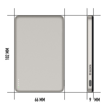 Valenta – power bank, Natural, product image (3)