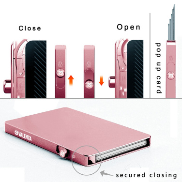 Valenta – card holder, Rose, product image (2)