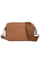 Aarni moose leather shoulder bag, Cognac/Silver