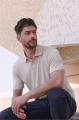 Henbury Coolplus polo shirt, Natural