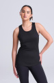 Just Cool women's racerback sporty tank top, Electric Yellow