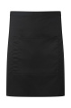 Premier mid-length pocket apron, black