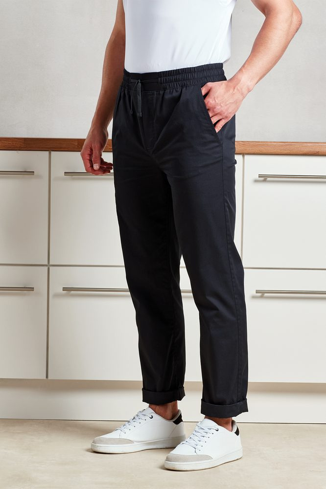 CHEF'S RECYCLED CARGO TROUSER, black, 3XL, product image