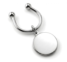 Keyring round plate - d=30 mm