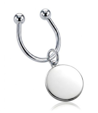 Keyring round plate - d=30 mm, product image (2)