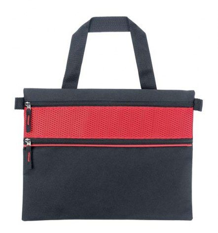Document-bag black/red, product image