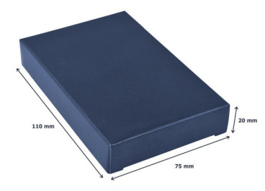 Business card holder silicone blue, product image (3)