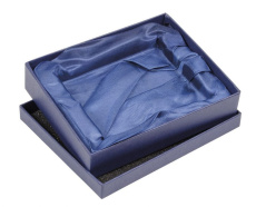 Scatola blu raso blu 200 × 140 × 35 mm