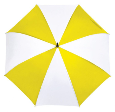 Umbrella golf white/yellow PVC handle, product image (4)