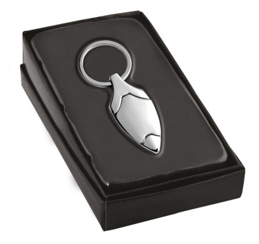 Keyring shield satin / chromed, product image (2)
