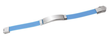 Steel bracelet and light blue eva, product image (2)