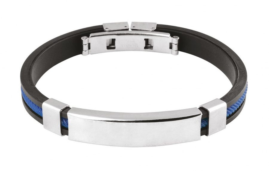 Black and blue bracelet, product image (1)