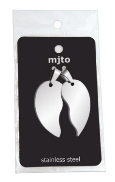 Pendant steel broken heart, product image (2)