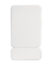 White sublimation plate mm 125 × 80