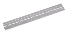 Ruler - metal satin