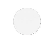 White disc for sublimation diameter 110mm