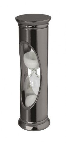 Hourglass white sand - burnished, product image (1)