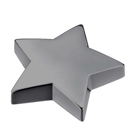 Desk paperweight star burnished d=106 mm, product image (1)