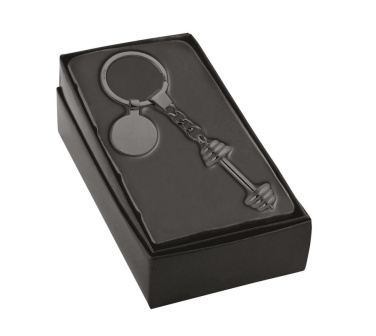 Burnished gym handlebar keyring, product image (2)