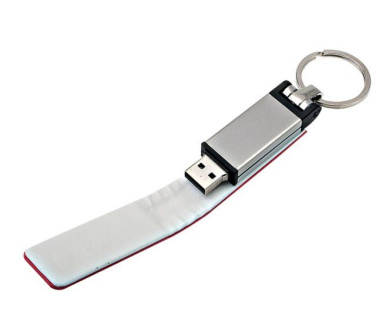 USB red leather 22 × 105 mm, product image (2)