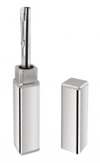Box aluminium square chromed - no pen