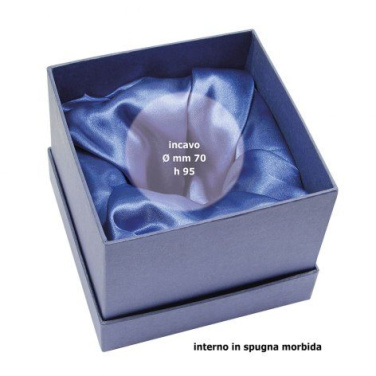 Blue box satin 12 × 12 × 11cm, product image (2)