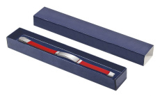 Blue paperboard box 240 × 35 h 25 mm