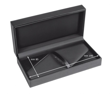 Black PU box for 1/2 pens- no pen, product image (3)