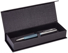 Black box with flap for 1 pen- no pen