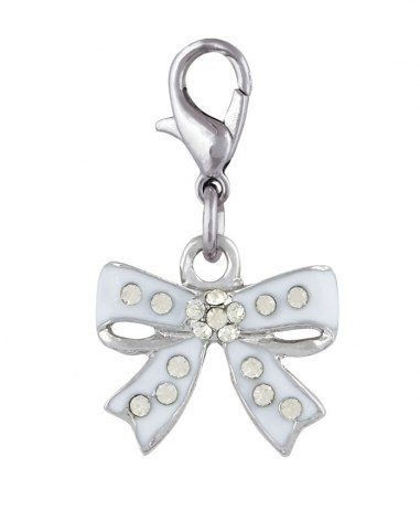 Pendant - bow white, product image