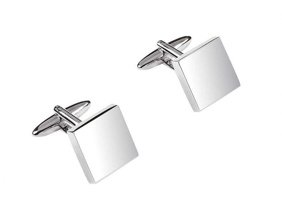 Square cufflinks 15 × 15 × 3.5 mm, without box, product image (1)