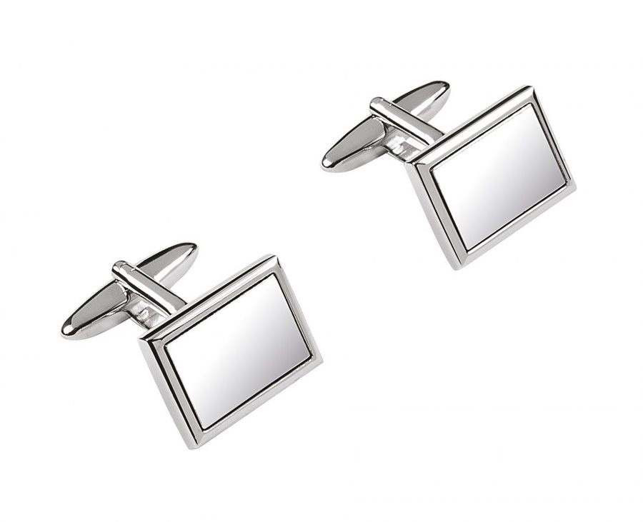 Rectangle cufflinks 13 × 19 mm without box, product image (1)