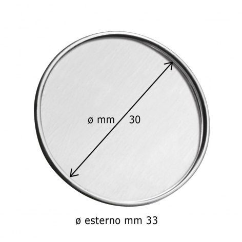 Round lapel pin brooch metal 33/30 mm, product image (1)
